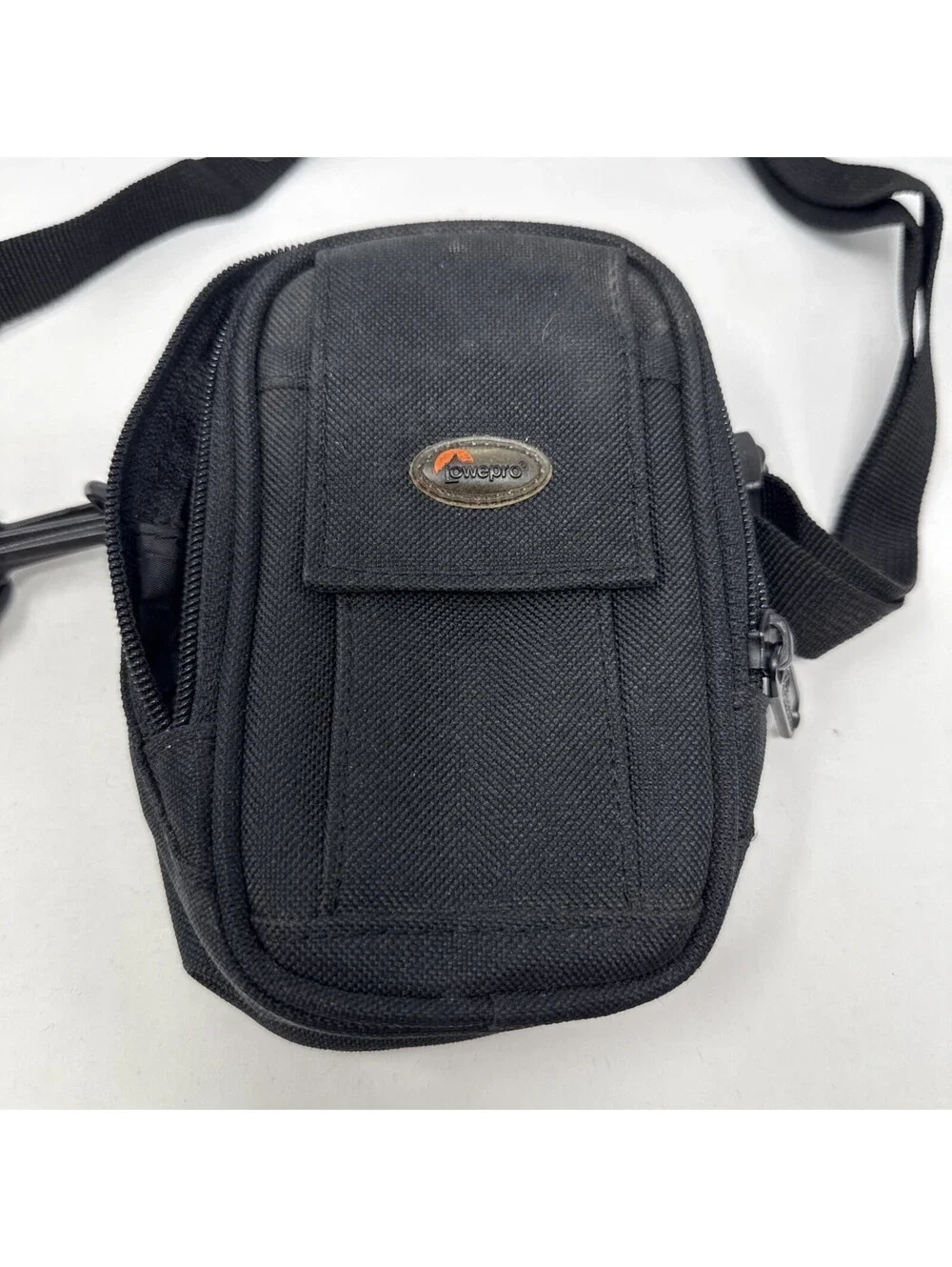 Lowepro Padded Camera Black Case Z20 Bag w/ Shoulder Strap Belt Strap